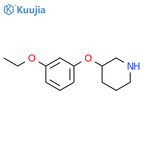 3-(3-Ethoxyphenoxy)piperidine structure