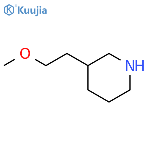 3-(2-Methoxyethyl)piperidine structure