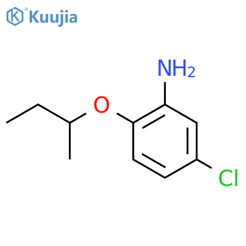 2-(Butan-2-yloxy)-5-chloroaniline structure