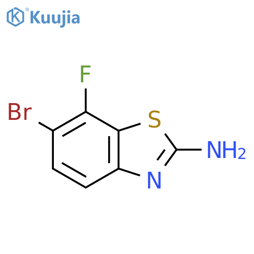 6-Bromo-7-fluorobenzo[d]thiazol-2-amine structure