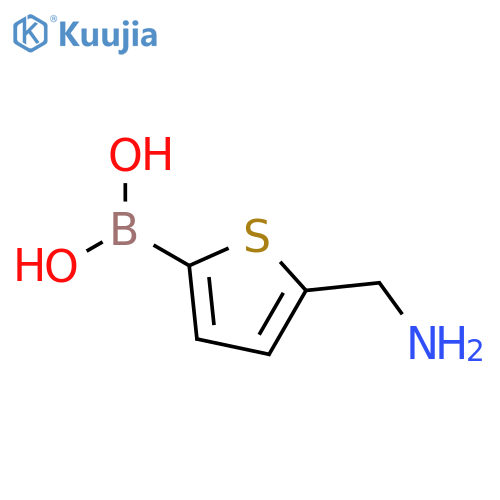 5-(aminomethyl)thiophen-2-ylboronic acid structure