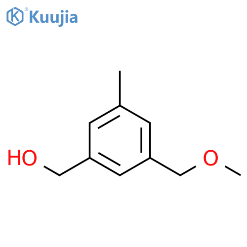 (3-(Methoxymethyl)-5-methylphenyl)methanol structure