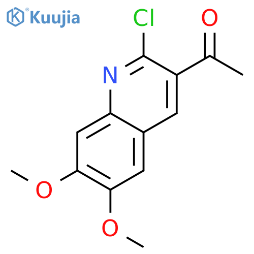 1-(2-Chloro-6,7-dimethoxyquinolin-3-yl)ethanone structure