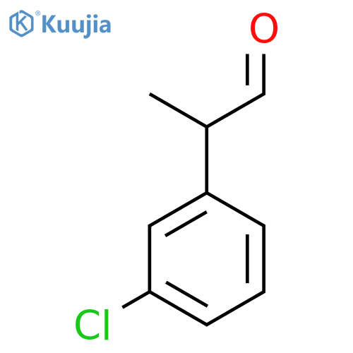 2-(3-Chlorophenyl)propanal structure