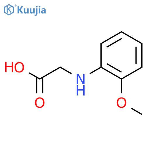 (2-Methoxyphenyl)aminoacetic acid structure
