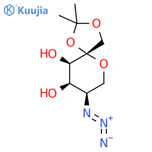 5-Azido-5-deoxy-1,2-O-isopropylidene-b-D-fructose structure