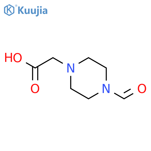 2-(4-Formylpiperazin-1-yl)acetic acid structure