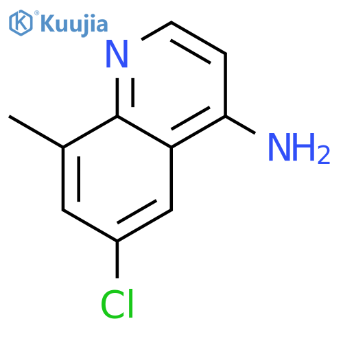 4-Amino-6-chloro-8-methylquinoline structure