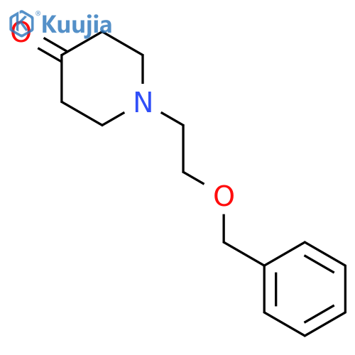1-(2-(Benzyloxy)ethyl)piperidin-4-one structure