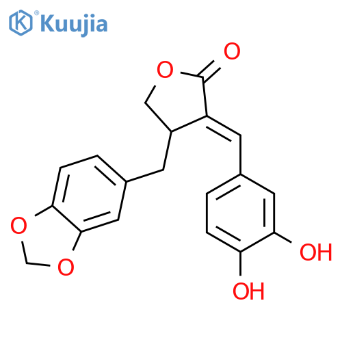 3,3',4,4'-Tetrahydroxy-8,8'-lign-7-en-9,9'-olide; (7E,8'R)-form, 3',4'-Methylene ether structure