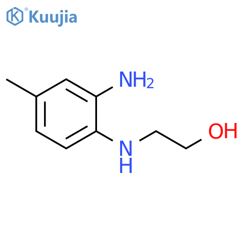 2-(2-Amino-4-methylphenyl)aminoethanol structure
