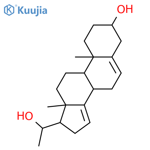 Pregna-5,14-diene-3,20-diol; (3β,17αH,20S)-form structure
