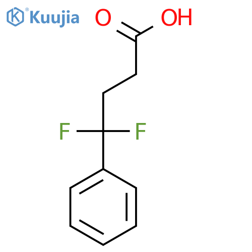 4,4-difluoro-4-phenylbutanoic acid structure