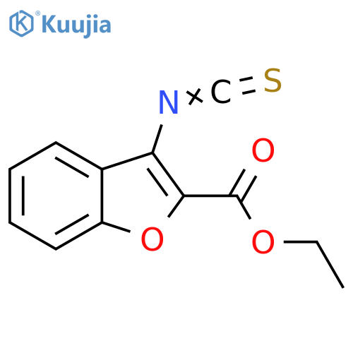 ethyl 3-isothiocyanato-1-benzofuran-2-carboxylate structure
