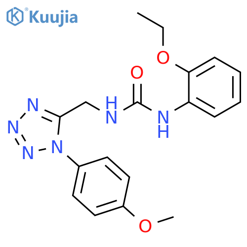 1-(2-ethoxyphenyl)-3-{1-(4-methoxyphenyl)-1H-1,2,3,4-tetrazol-5-ylmethyl}urea structure