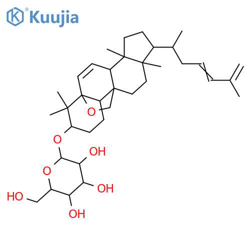 5,19-Epoxycucurbita-6,23,25-trien-3-ol; (3β,5β,23E)-form, 3-O-β-D-Allopyranoside structure