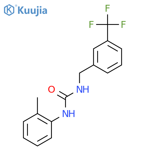 1-(2-Methylphenyl)-3-((3-(trifluoromethyl)phenyl)methyl)urea structure