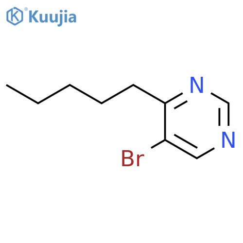 5-Bromo-4-pentylpyrimidine structure
