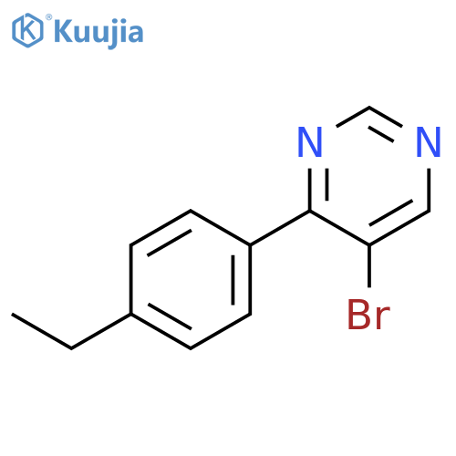 5-Bromo-4-(4-ethylphenyl)pyrimidine structure