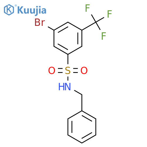 N-Benzyl 3-bromo-5-trifluoromethylbenzenesulfonamide structure