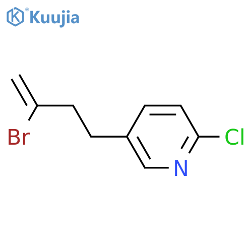2-Bromo-4-(6-chloro-3-pyridyl)-1-butene structure