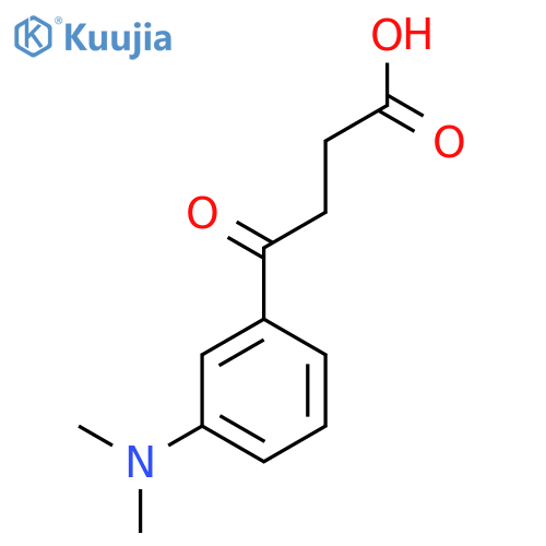 4-3-(N,N-Dimethylamino)phenyl-4-oxobutyric acid structure