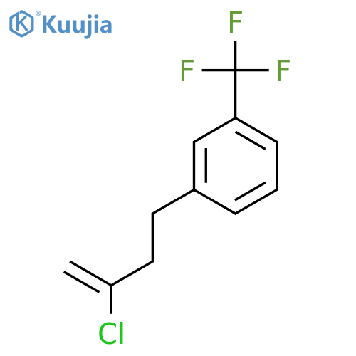 2-Chloro-4-(3-trifluoromethyl)phenyl-1-butene structure