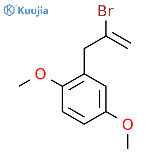 2-Bromo-3-(2,5-dimethoxyphenyl)-1-propene structure