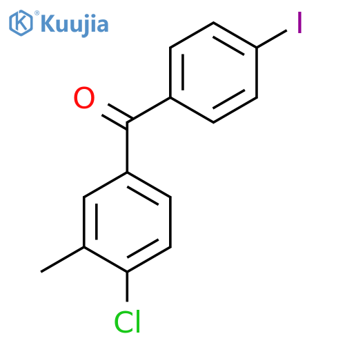 4-Chloro-4'-iodo-3-methylbenzophenone structure
