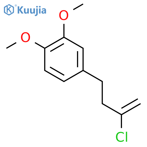 2-Chloro-4-(3,4-dimethoxyphenyl)-1-butene structure