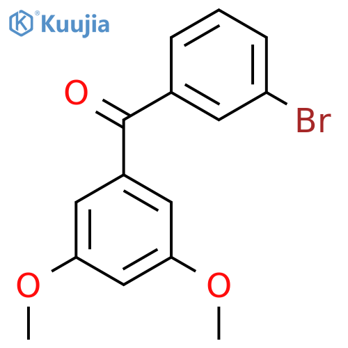 3-Bromo-3',5'-dimethoxybenzophenone structure