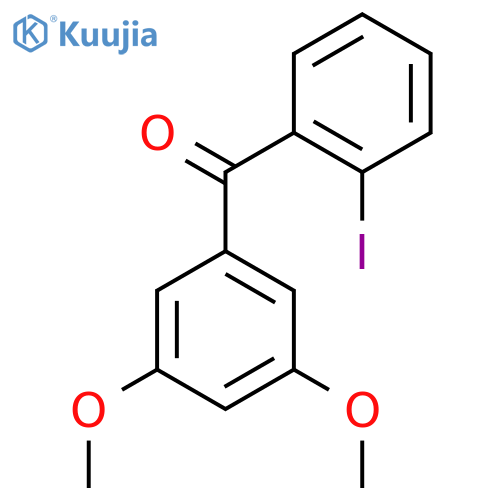 3,5-Dimethoxy-2'-iodobenzophenone structure