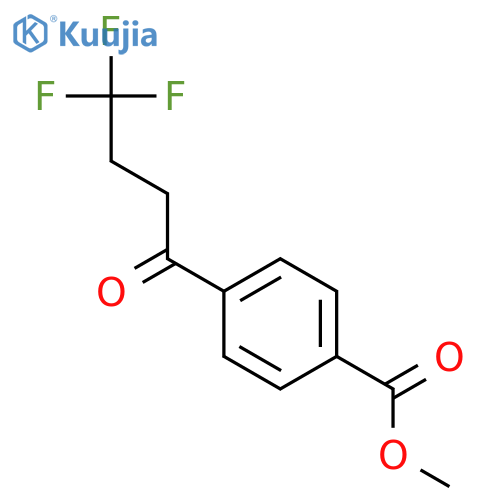 Methyl 4-(4,4,4-trifluorobutanoyl)benzoate structure