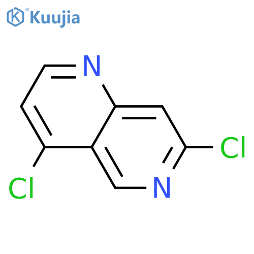 4,7-Dichloro-1,6-naphthyridine structure