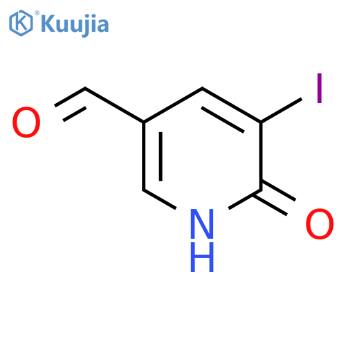 5-Iodo-6-oxo-1,6-dihydro-3-pyridinecarbaldehyde structure