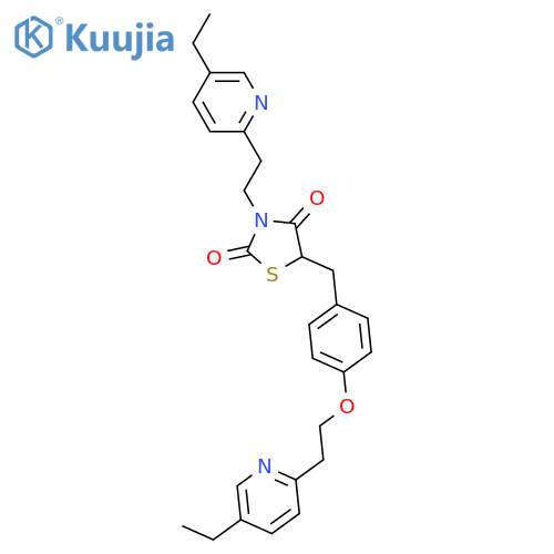 N-Ethyl-(2-pyridyl-5-ethyl) Pioglitazone(Pioglitazone Impurity) structure