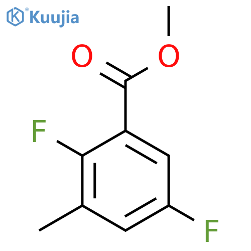 2,5-Difluoro-3-methylbenzoic acid methyl ester structure
