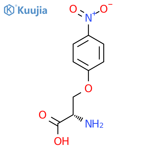 (2S)-2-amino-3-(4-nitrophenoxy)propanoic acid structure