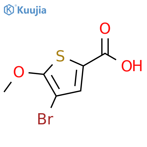 4-bromo-5-methoxythiophene-2-carboxylic acid structure