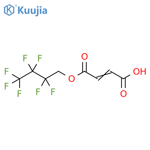 4-(2,2,3,3,4,4,4-Heptafluorobutoxy)-4-oxobut-2-enoic acid structure