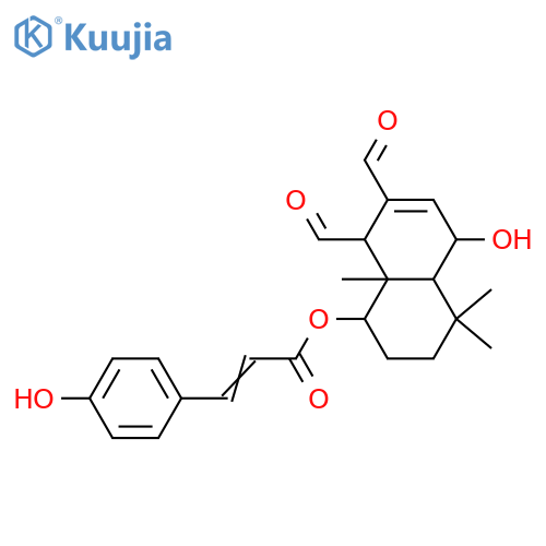 1,6-Dihydroxy-7-drimene-11,12-dial; (1β,6α,9β)-form, 1-O-(4-Hydroxy-E-cinnamoyl) structure
