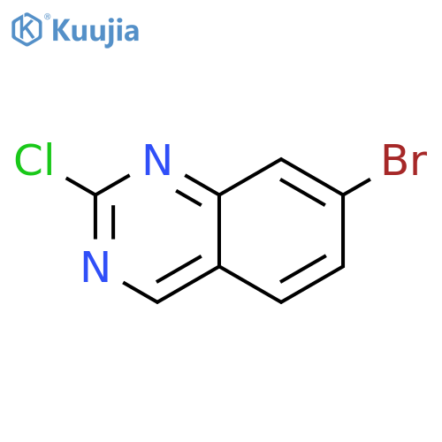 7-Bromo-2-chloroquinazoline structure