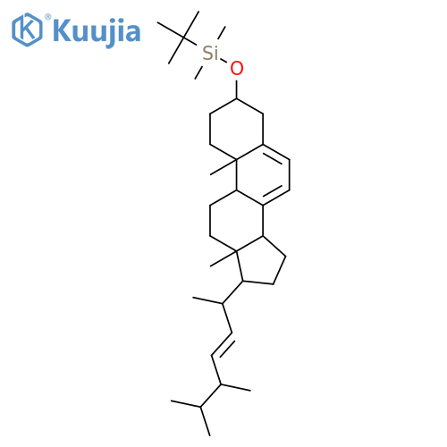 Silane,(1,1-dimethylethyl)[[(3b,22E)-ergosta-5,7,22-trien-3-yl]oxy]dimethyl- (9CI) structure
