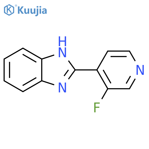 2-(3-fluoro-4-pyridinyl)-1H-Benzimidazole structure