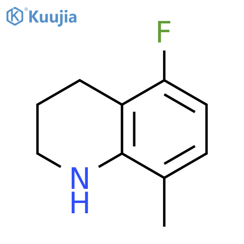 5-fluoro-8-methyl-1,2,3,4-tetrahydroquinoline structure