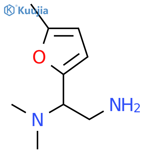 N1,N1-Dimethyl-1-(5-methyl-2-furyl)-1,2-ethanediamine structure