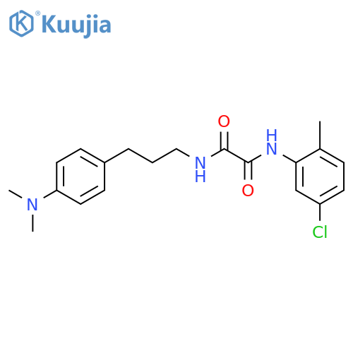 N-(5-chloro-2-methylphenyl)-N'-{3-4-(dimethylamino)phenylpropyl}ethanediamide structure
