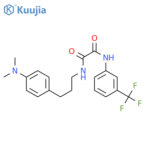 N'-{3-4-(dimethylamino)phenylpropyl}-N-3-(trifluoromethyl)phenylethanediamide structure