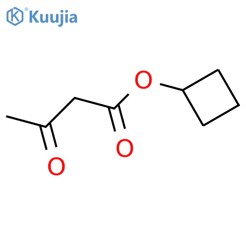 Butanoic acid, 3-oxo-, cyclobutyl ester structure