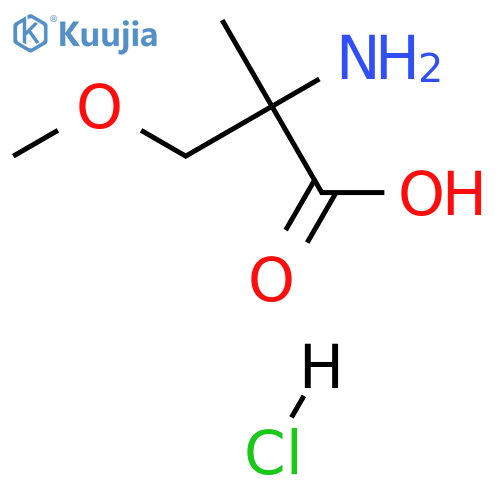 2-amino-3-methoxy-2-methylpropanoic acid hydrochloride structure